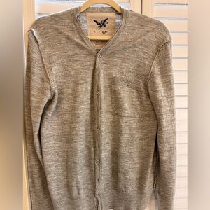 FCUK Gray Sweater cardigan